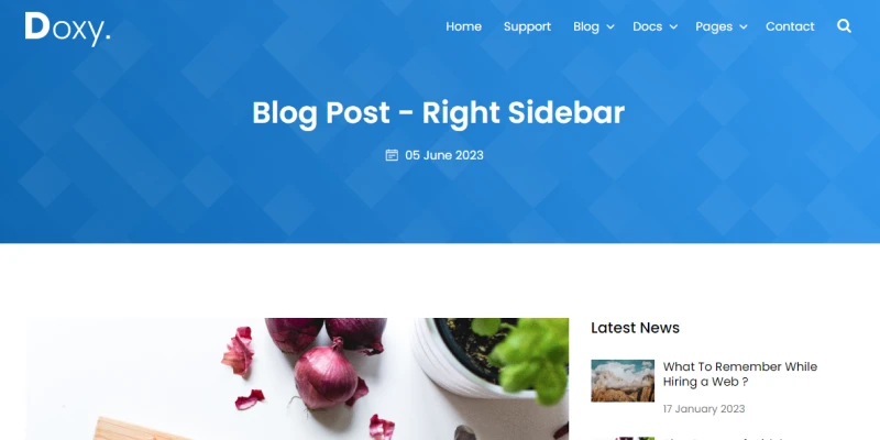 doxy jekyll documentation theme